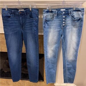 Two jeans: Madewell (size 30) & VIGOSS (size 29)
